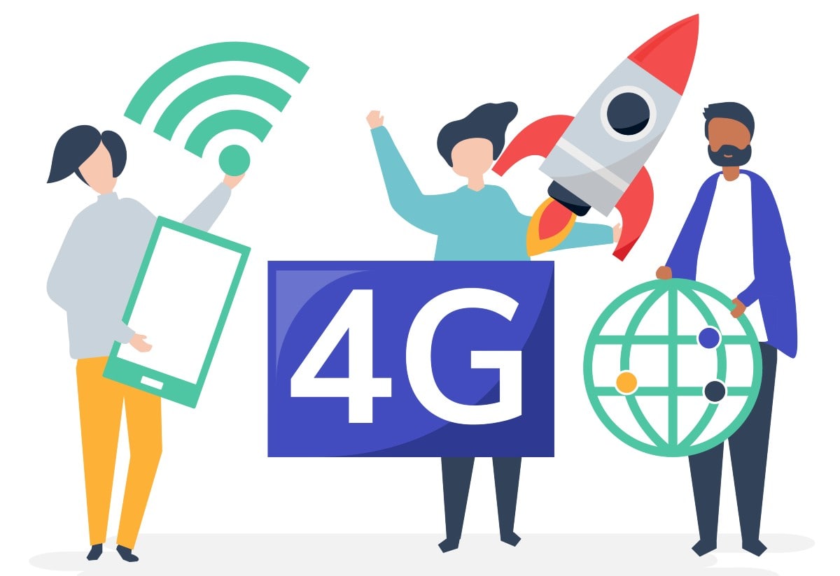Значок 4G — підсилення мобільного інтернету